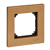 Schneider Electric - MTN4051-3470 - Wood frame, 1-gang, Beech, M-Elegance