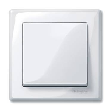 Schneider Electric - MTN478125 - M-Smart frame, 1-gang, active white, glossy