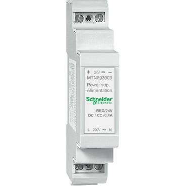 Schneider Electric - MTN693003 - Sursa alimentare REG, 24 V DC / 0.4 A, gri deschis