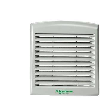 Schneider Electric - NSYCAG125LPF - outlet grille plast cut out 125x125mm ext dim 137x117mm  IP54