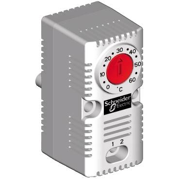 Schneider Electric - NSYCCOTHC - ClimaSys CC - simple thermostat 250V - range of temperature 0Ã¯Â¿Â½60gradeC - NC - gradeC