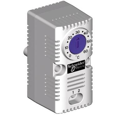 Schneider Electric - NSYCCOTHO - ClimaSys CC - simple thermostat 250V - range of temperature 0Ã¯Â¿Â½60gradeC - NO - gradeC
