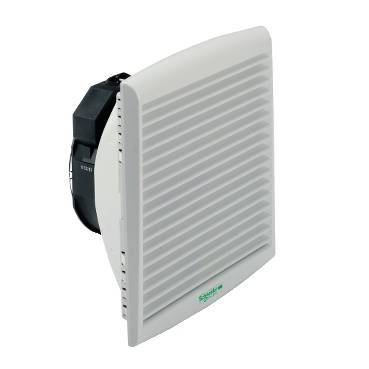 Schneider Electric - NSYCVF300M230PF - ClimaSys forced vent. IP54, 300m3/h, 230V, with outlet grille and filter G2