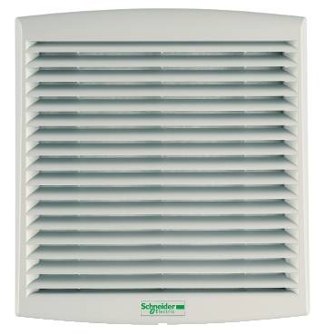 Schneider Electric - NSYCVF54M230MM2 - Climasys forced vent. 54 m3/h, 230V, 2 metal grilles and 2 anti-insect filters