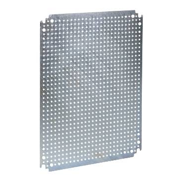 Schneider Electric - NSYMF86 - Microperforated mounting plate H800xW600 w/holes diam 3,6mm on 12,5mm pitch