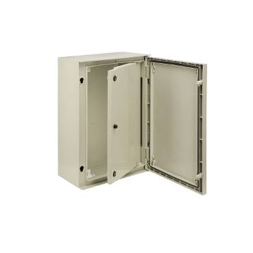 Schneider Electric - NSYPAP108G - reversible internal door polyester 2 locks grid pattern forPLM108