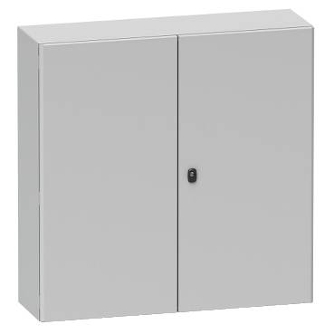 Schneider Electric - NSYS3D121030D - Spacial S3D dble plain door w/o mount.plate. H1200xW1000xD300 IP55 IK10 RAL7035.