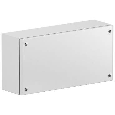 Schneider Electric - NSYSBM202012 - Metal industrial box plain door H200xW200xD120 IP66 IK10 RAL 7035