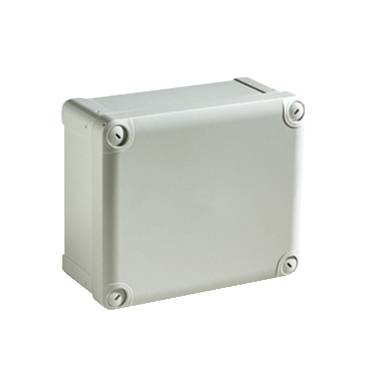 Schneider Electric - NSYTBS16128 - ABS box IP66 IK07 RAL7035 Int.H150W105D80 Ext.H164W121D87 Opaque cover H20