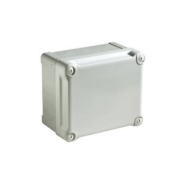 Schneider Electric - NSYTBS191210H - ABS box IP66 IK07 RAL7035 Int.H175W105D100 Ext.H192W121D105 Opaque cover H40