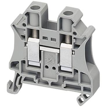 Schneider Electric - NSYTRV102 - Linergy passthrough terminal block - 10mmp 57A single-level 1x1 screw - grey (multiplu comanda: 50 buc)