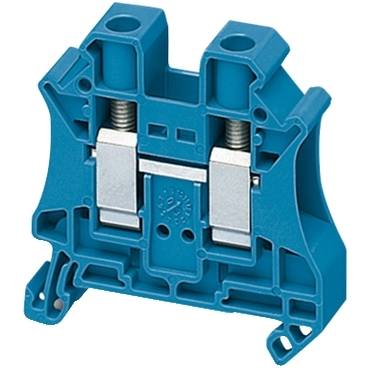 Schneider Electric - NSYTRV102BL - Linergy passthrough terminal block - 10mmp 57A single-level 1x1 screw - blue (multiplu comanda: 50 buc)