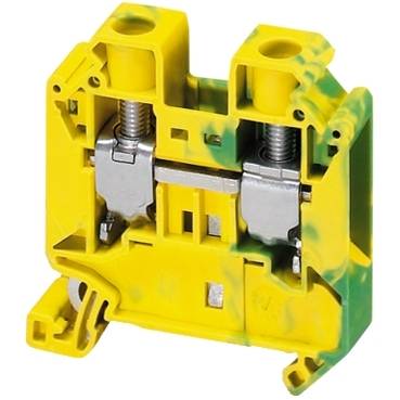 Schneider Electric - NSYTRV162PE - Linergy earth terminal block - 16mmp 101A single-level 1x1 screw - green-yellow (multiplu comanda: 50 buc)