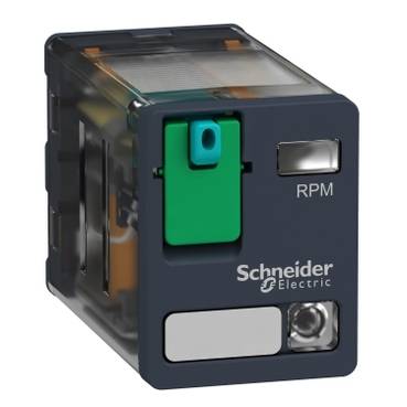 Schneider Electric - RPM22BD - releu de interfata - Zelio RPM - 2 C/O - 24 V c.c. - 15 A - cu LED
