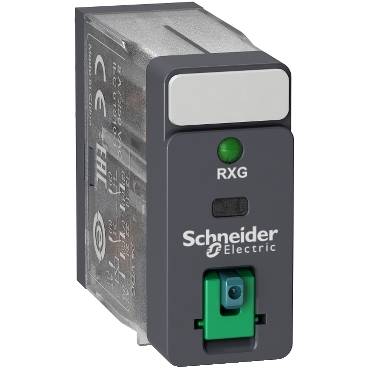 Schneider Electric - RXG22BD - releu ambrosabil de interfata- Zelio RXG- 2C/O standard-24Vcc-5A- cu LTB si LED