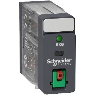 Schneider Electric - RXG22P7 - releu ambrosabil de interfata- Zelio RXG- 2C/O standard-230Vca-5A- cu LTB si LED