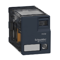 Schneider Electric - RXM4AB3B7 - releu ambrosabil miniatura - Zelio RXM 4 C/O 24 V ca 6 A cu LED (multiplu comanda: 10 buc)
