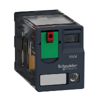 Schneider Electric - RXM4GB2P7 - releu conectabil miniatura - Zelio RXM - 4 C/O - 230 V c.a. - 3 A - cu LED