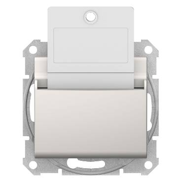 Schneider Electric - SDN1900123 - Sedna - hotel card switch - 10AX without frame cream