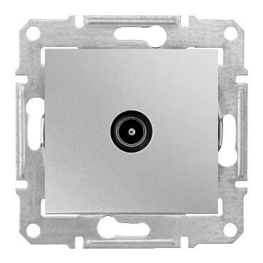 Schneider Electric - SDN3201860 - Sedna - TV connector intermediate - 4dB without frame aluminium