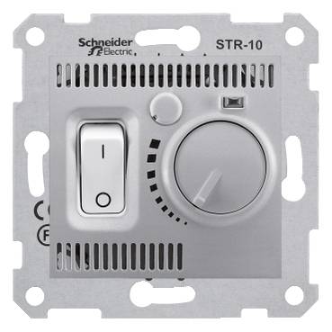 Schneider Electric - SDN6000160 - Sedna - termostat camera - 10A fara rama aluminiu