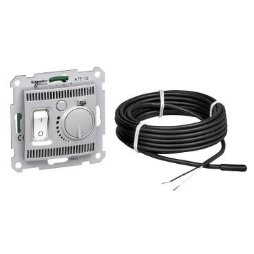 Schneider Electric - SDN6000360 - Sedna - termostat de podea - 10A fara rama aluminiu