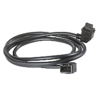 Schneider Electric - SXWSCABLE10002 - S-Cable extension cord for Automation Server I/O bus, Lshaped connector, 1.5 m