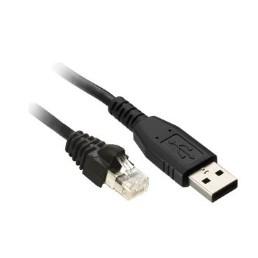 Schneider Electric - TCSMCNAM3M002P - connection cable USB/RJ45 - for connection between PC and drive