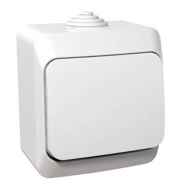 Schneider Electric - WDE000570 - Cedar Plus - intermediate switch - 16AX, white