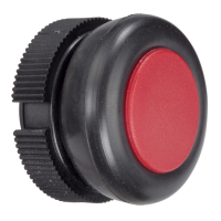 Schneider Electric - XACA9414 - cap rotund pentru buton - revenire cu arc- XAC-A - rosu - invelit (multiplu comanda: 10 buc)