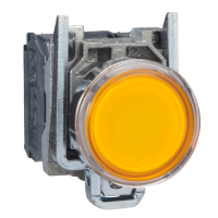 Schneider Electric - XB4BW3565 - buton ilum. complet incastrat portoc. diam. 22, revenire cu arc, 1NO+1NC <= 250 V