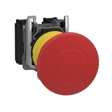 Schneider Electric - XB5AT845 - buton oprire de urgenta diam. 22 - ciuperca diam. 40 mm - rosu - apas./trag. - 1 NO+1 NC