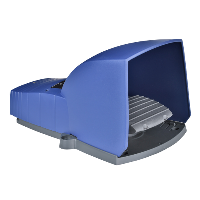 Schneider Electric - XPEB310 - comutator picior simplu - IP66 -cu capac -plastic -albastru - 1 NC + 1 NO