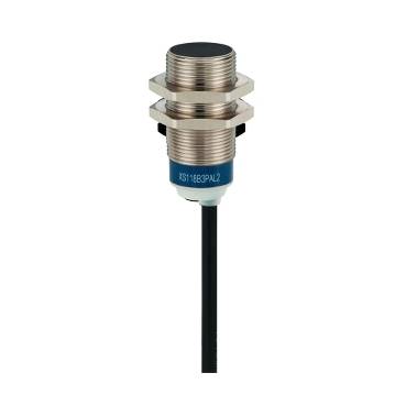 Schneider Electric - XS118B3PAL2 - inductive sensor XS1 M18 - L39mm - brass - Sn8mm - 12..24VDC - cable 2m