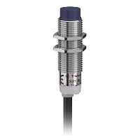 Schneider Electric - XS212BLPAL2 - inductive sensor XS2 M12 - L44mm - brass - Sn4mm - 12..24VDC - cable 2m
