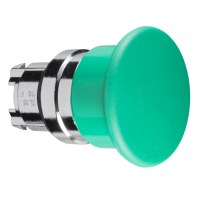 Schneider Electric - ZB4BC3 - cap de buton tip ciuperca diam.40 verde, diam.22, revenire cu arc