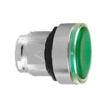 Schneider Electric - ZB4BH033 - cap de buton ilum. incastrat verde diam. 22, apasare-apasare, pt. LED integral 