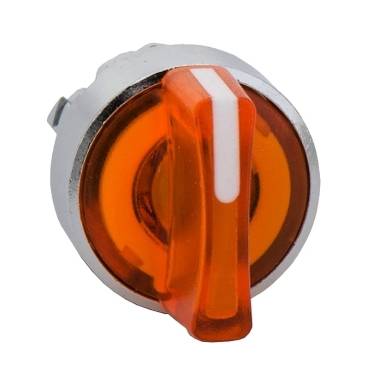 Schneider Electric - ZB4BK1353 - capac de selector iluminat portocaliu diam. 22, oprire in 3 pozitii