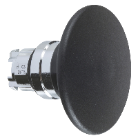 Schneider Electric - ZB4BR2 - cap de buton tip ciuperca diam.60 negru, revenire cu arc diam.22