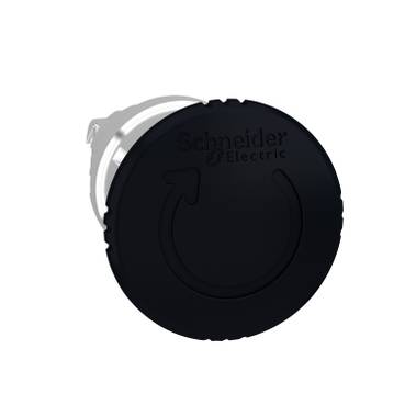Schneider Electric - ZB4BS52 - cap de buton tip ciuperca diam.40 negru, cu eliberare prin rasucire a zavorului diam.22 (multiplu comanda: 5 buc)