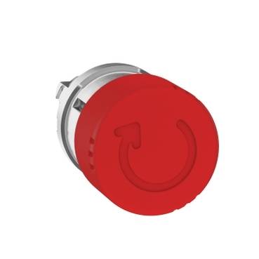 Schneider Electric - ZB4BS834 - cap buton oprire de urgenta diam.30 rosu pt. declansator si elib. prin rasucire diam.22 (multiplu comanda: 5 buc)