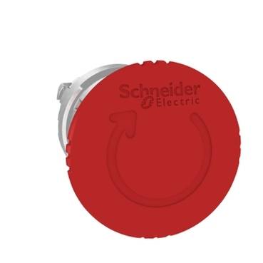 Schneider Electric - ZB4BS844 - cap diam.40 buton oprire de urgenta diam.22 rosu, declansare si elib. prin intoarcere (multiplu comanda: 5 buc)