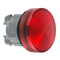 Schneider Electric - ZB4BV043 - cap de lampa pilot rosie diam.22, cu lentila simpla, pentru LED integral (multiplu comanda: 5 buc)