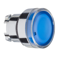 Schneider Electric - ZB4BW36 - cap buton ilum., incas., albastru diam.22, rev. cu arc, pt. becuri BA9s