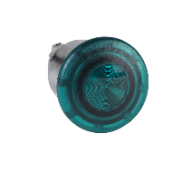 Schneider Electric - ZB4BW433 - cap de buton tip ciuperca diam.40 iluminat verde, diam.22, rev. cu arc, pt. LED integral