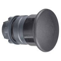 Schneider Electric - ZB5AC2 - cap rotund pt. buton diam. 22 - revenire cu arc - negru - tip ciuperca diam. 40 mm