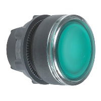 Schneider Electric - ZB5AH033 - cap de buton iluminat - diam. 22 - verde (multiplu comanda: 5 buc)