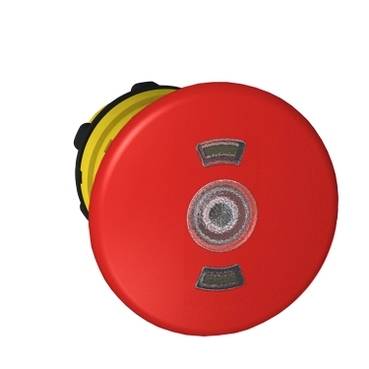 Schneider Electric - ZB5AT8643M - cap rosu luminos buton Oprire de urgenta diam.40 montaj diam.22 declansare si blocare