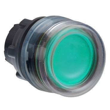 Schneider Electric - ZB5AW533 - cap buton luminos incastrat verde diam.22 cu revenire pentru LED integral