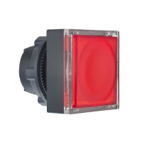 Schneider Electric - ZB5CW343 - cap rosu patrat, incastrat, buton luminos diam.22 cu revenire, pt. LED integral